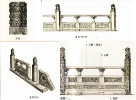 中國古代樓梯立柱